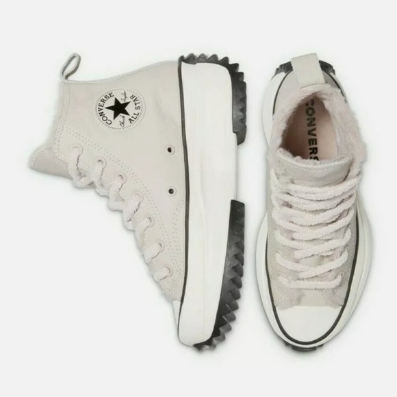 Converse Run Star Hike Hi "Cozy Club "Platform Unisex  Womens sz 169550C - Picture 2 of 14